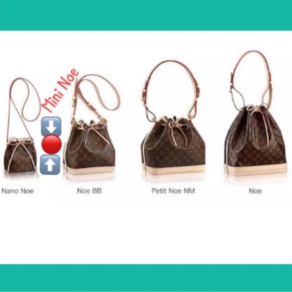 👑✅PRICE FIRM ✅AUTHENTIC Louis Vuitton Monogram Mini Noe Bag - Picture 16 of 17